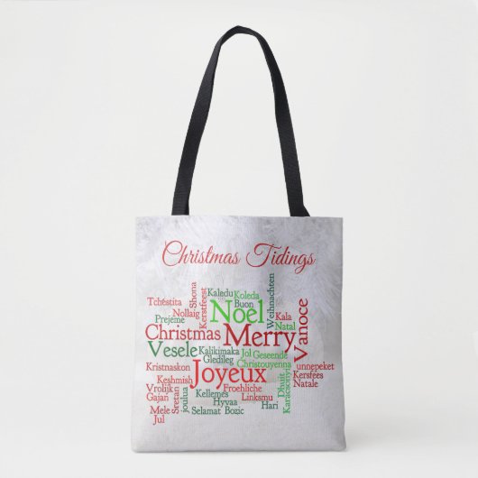 世界中のクリスマスのイベント トートバッグ (正面)