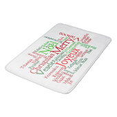 世界中のクリスマスのイベント バスマット (アングル)