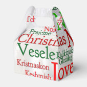 世界中のクリスマスのイベント フェイバーボックス (裏面サイド)