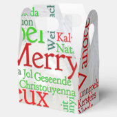 世界中のクリスマスのイベント フェイバーボックス (オープン)