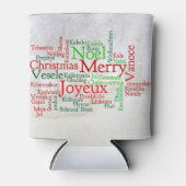 世界中のクリスマスのイベント 缶クーラー (正面)