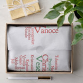 世界中のクリスマスのイベント 薄葉紙 (ギフト)