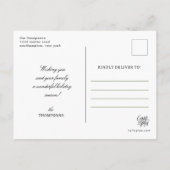 世界中のクリスマス | 休日のグローバトル ポストカード (裏面)