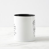 世界中のコーヒーではこの馬鹿げた世界は乗り切れない マグカップ (中央)