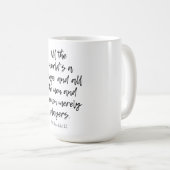 世界中のステージ・シェイクスピア遊 コーヒーマグカップ (正面右)