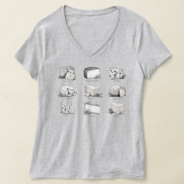世界中のチーズ Tシャツ