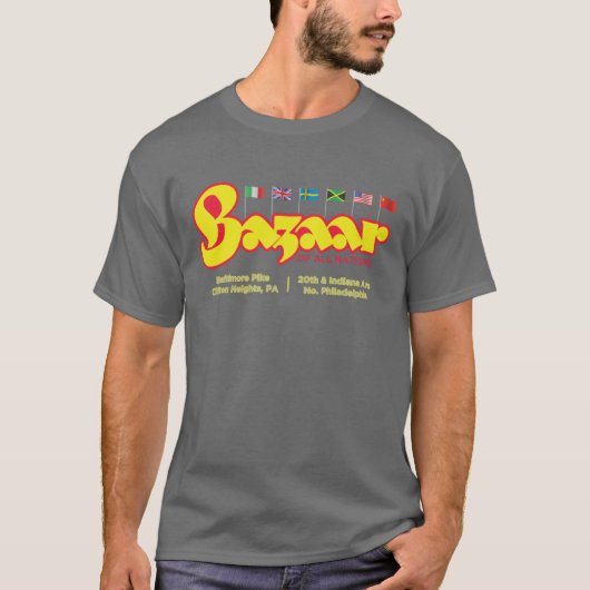 世界中のバザール Tシャツ (正面)