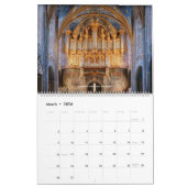 世界中のパイプオルガンのカレンダーII カレンダー (3月 2026)