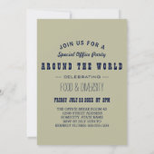 世界中のパスポート 招待状 (裏面)