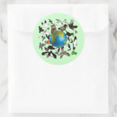 世界中のビルダブル ラウンドシール (バッグ)