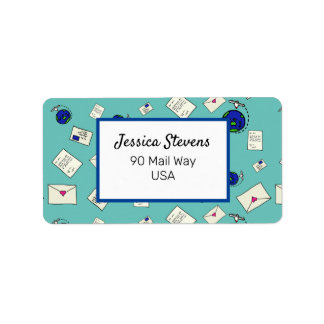 世界中のメール ラベル