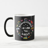 世界中の交通機関 モーフィングマグカップ (左)