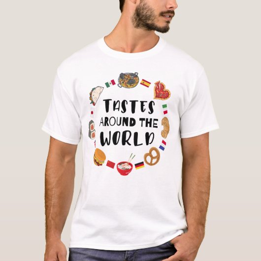 世界中の味 Tシャツ (正面)