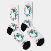 世界中の多様性 ソックス (右)