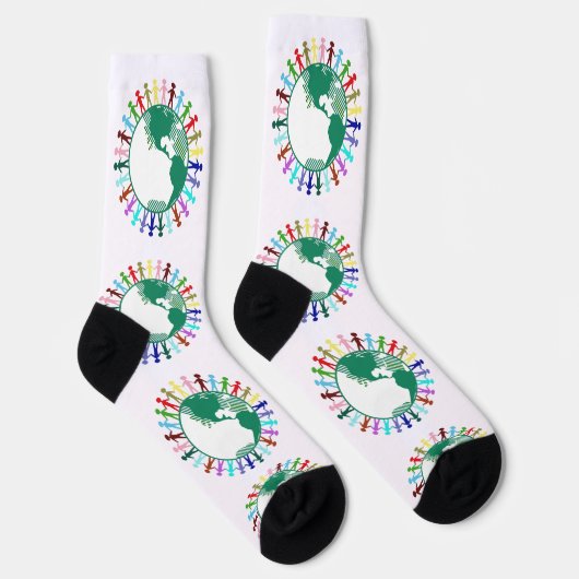 世界中の多様性 ソックス (右)