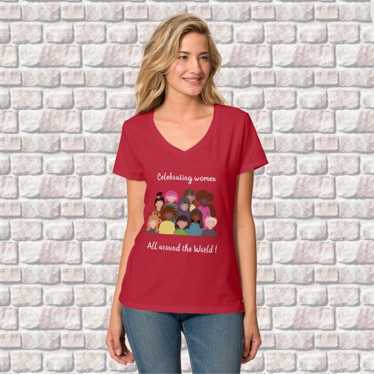 世界中の女性を祝う | フェミニスト Tシャツ