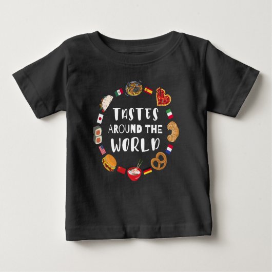 世界中の好み ベビーTシャツ (正面)