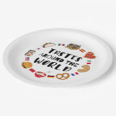 世界中の好み ペーパープレート (アングル)