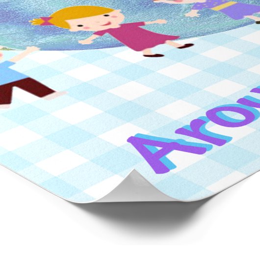 世界中の子どもたちの笑顔 ポスター (角)