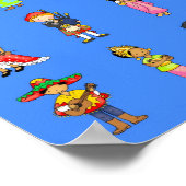 世界中の子どもたち。 ポスター (角)