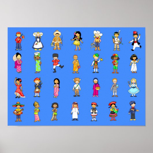 世界中の子どもたち。 ポスター (正面)