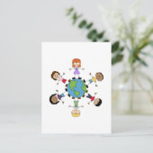 世界中の子どもたち ポストカード (スタンド正面)