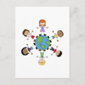 世界中の子どもたち ポストカード (正面)