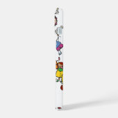 世界中の愛らしい子どもたちの友だち iPhone 15ケース (左側面)