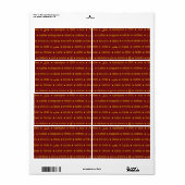 世界中の愛 ラベル (フルシート)