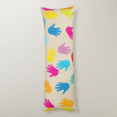 世界中の手の体枕 ボディピロー (裏面 (縦))