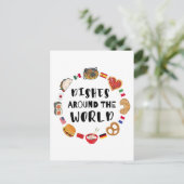 世界中の料理 ポストカード (スタンド正面)