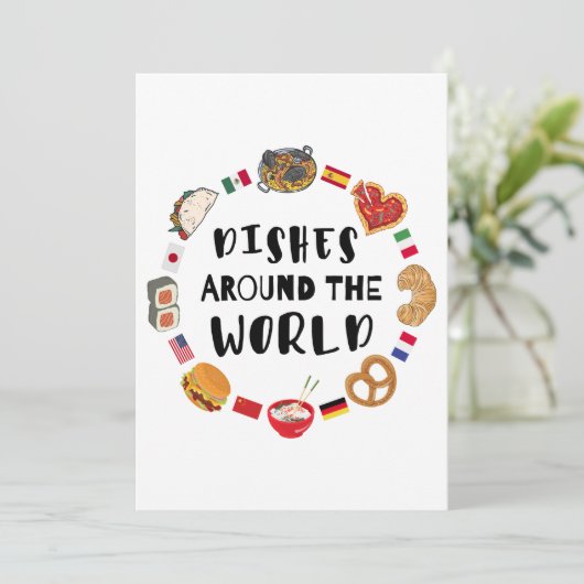 世界中の料理 招待状 (スタンド正面)