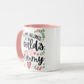 世界中の母親に最高の幸せな母の日 マグカップ (正面左)
