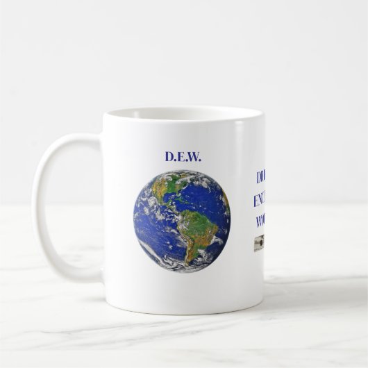 世界中の流木愛好家へ。コーヒーマグ コーヒーマグカップ (左)