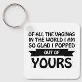 世界中の浮浪者の中から私は君の中から飛び出した キーホルダー (正面)