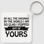 世界中の浮浪者の中から私は君の中から飛び出した キーホルダー (裏面)