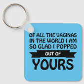 世界中の浮浪者の中から私は君の中から飛び出した キーホルダー (正面)