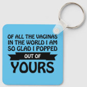 世界中の浮浪者の中から私は君の中から飛び出した キーホルダー (裏面)