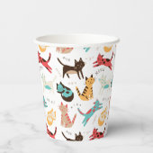 世界中の猫たち 紙コップ (裏面)