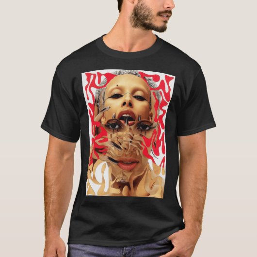 世界中の猫愛好家向けのかわいいアニメグッズ Tシャツ (正面)