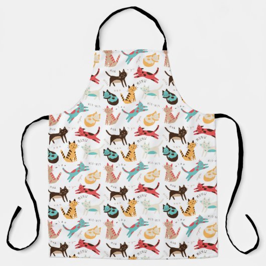 世界中の猫 エプロン (正面)