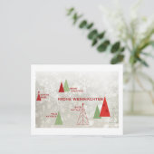 世界中の聖降誕祭お目出とう シーズンポストカード (スタンド正面)