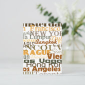 世界中の都市 ポストカード (スタンド正面)