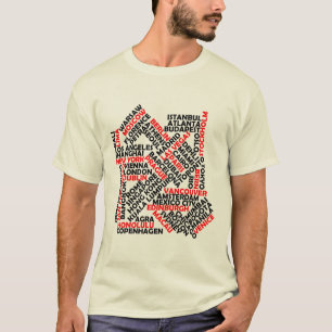 世界中の都市 Tシャツ