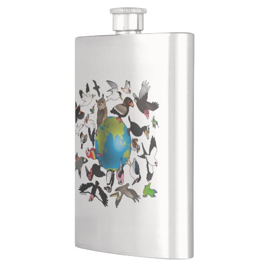 世界中のBirdorables フラスク (左)