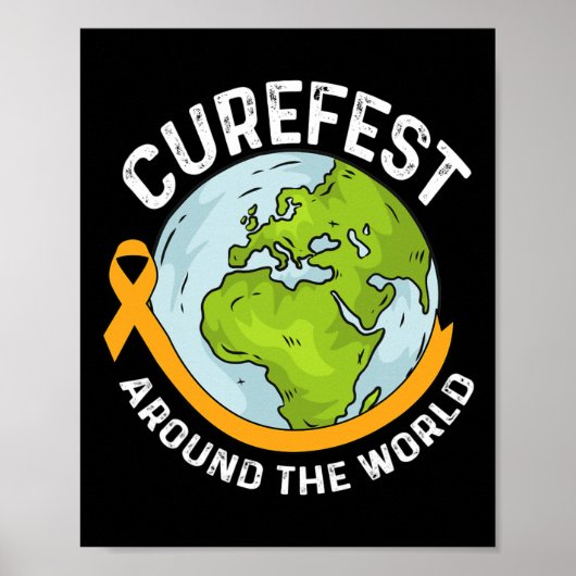 世界中のCurefest 小児がん啓発 ポスター (正面)