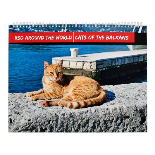 世界中のRSD | バルカン人の猫 カレンダー (カバー)