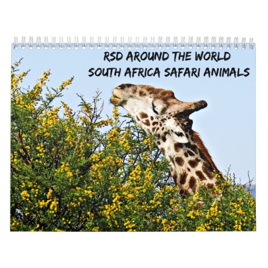 世界中のRSD | South Africa Safari Animals カレンダー (カバー)