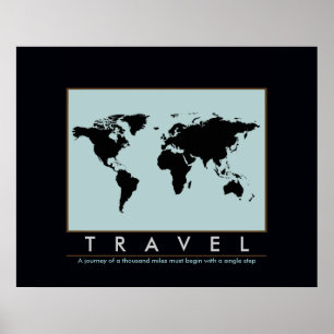 世界中を旅する ポスター