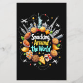 世界中を飛び回るファストフード旅行車 (裏面)